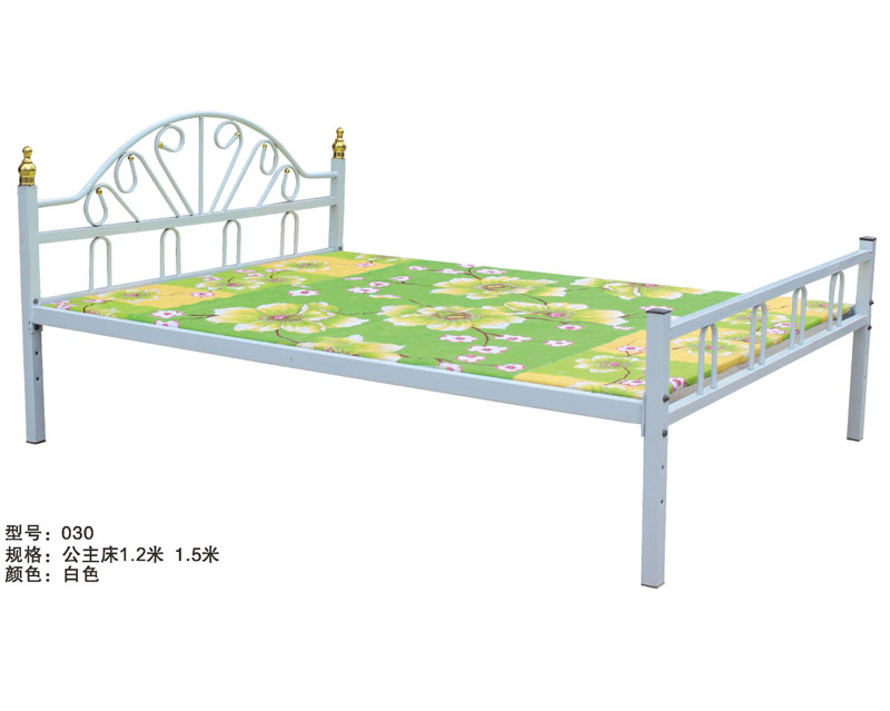 型号：030 规格：公主床1.2米 1.5米 白色